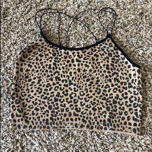 Cheetah Print Crop Top